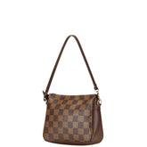 ルイ ヴィトン ダミエ トゥルース メイクアップ アクセサリーポーチ ショルダーバッグ N51982 ブラウン PVC レザー レディース LOUIS VUITTON 【中古】